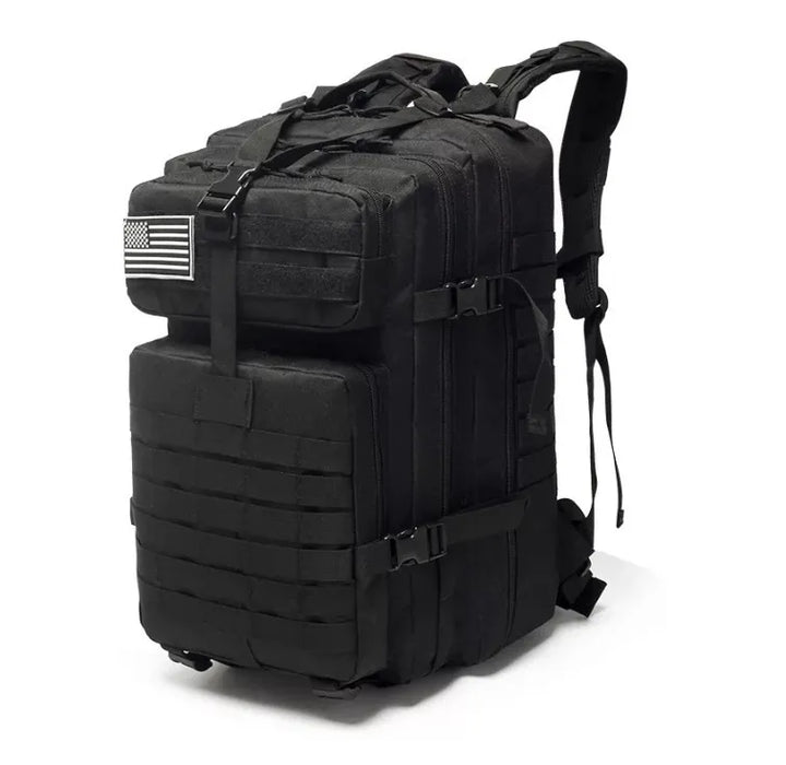 Black Waterproof Adventure Backpack