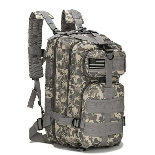 Camouflage Green Army Waterproof Adventure Backpack