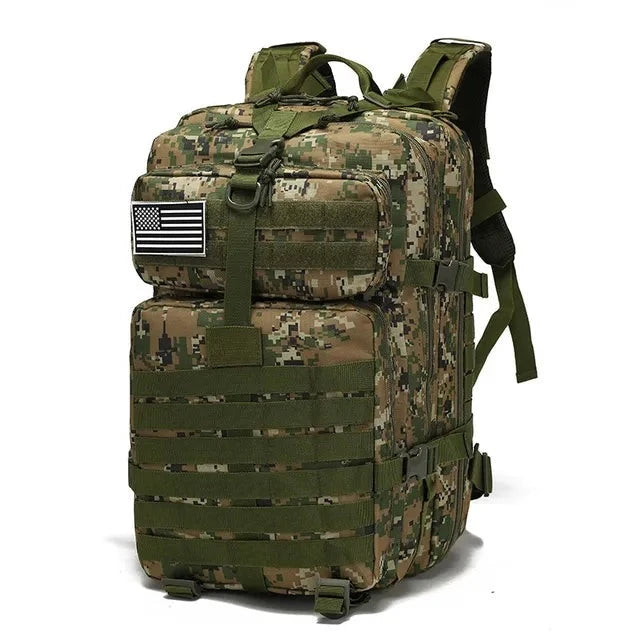 Khaki Army Waterproof Adventure Backpack